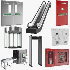 3D Large Building Components collection